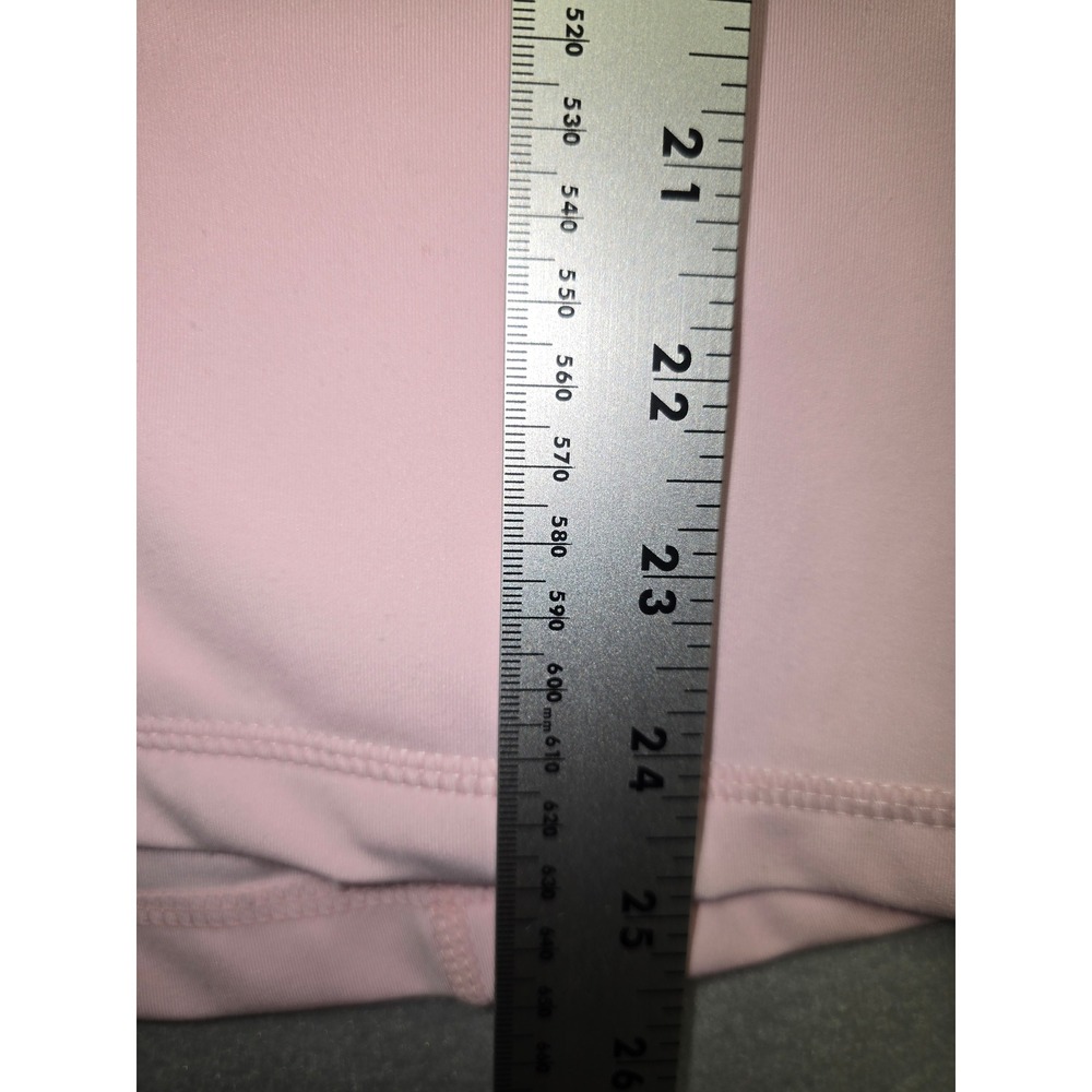 BEBE Pink Metallic Logo Hooded Full Zip Up Jacket Women's Size M - Picture 5 of 6
